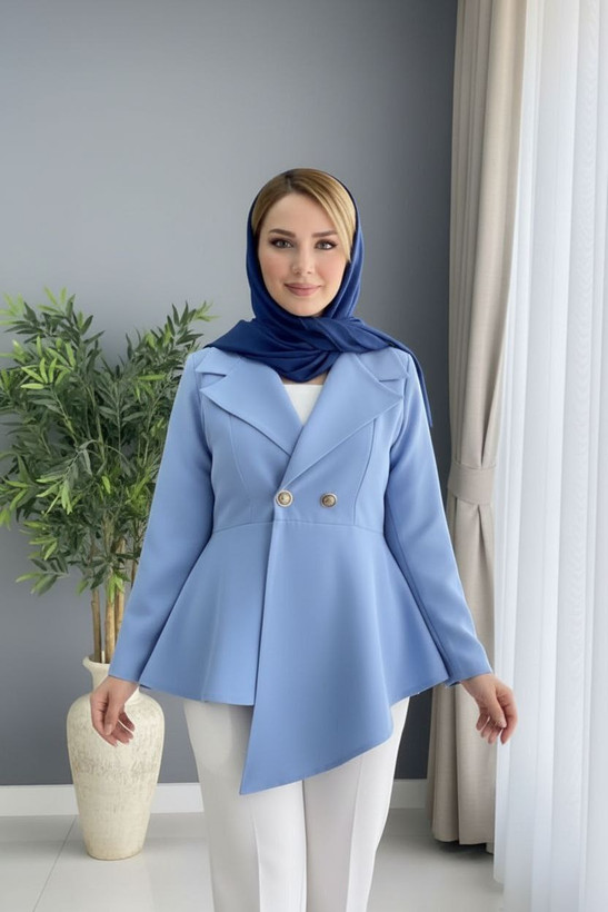 کت پناه جنس: مازراتی درجه1 ابی - سدری - سفید - کرمی زنانه سایز بندی