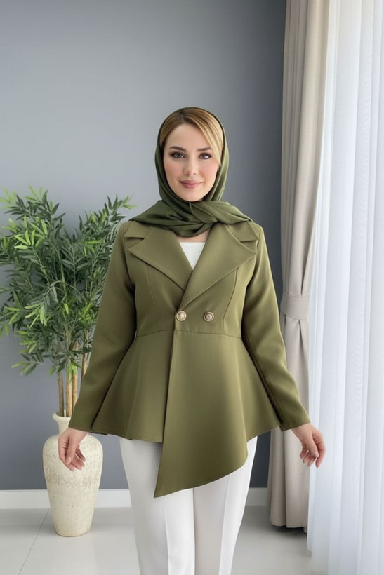 کت پناه جنس: مازراتی درجه1 ابی - سدری - سفید - کرمی زنانه سایز بندی