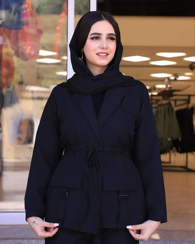 ست کایلی مکانیک پرومکس درجه یک زنانه فری سایز تک رنگ