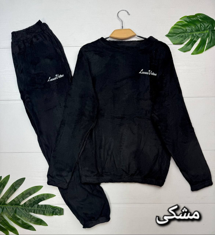 بلوز و شلوار تدی جنس : تدی وارداتی درجه یک آجری, سبز, طوسی, سرمه ای, مشکی, نسکافه ای فری سایز دخترانه پسرانه