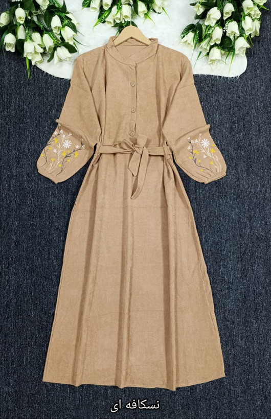 کفتان گلدوزی جنس : مخمل کبریتی ریز زرشکی, سبز, سرمهای, طوسی تیره, قرمز, کالباسی, کرم, مشکی, نسکافه ای, یشمی