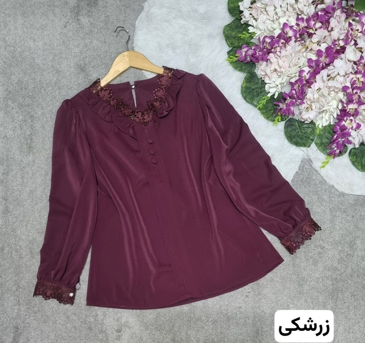 شومیز رسا جنس: الیزه درجه1 زرشکی - سورمه - مشکی - کاربنی سایز بندی زنانه