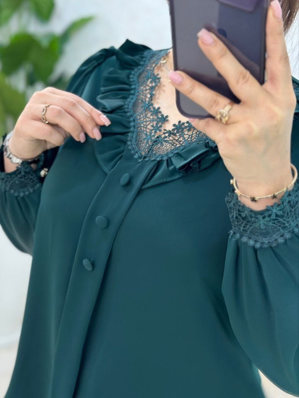شومیز رسا جنس: الیزه درجه1 زرشکی - سورمه - مشکی - کاربنی سایز بندی زنانه