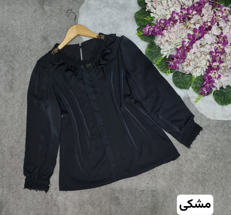 شومیز رسا جنس: الیزه درجه1 زرشکی - سورمه - مشکی - کاربنی سایز بندی زنانه