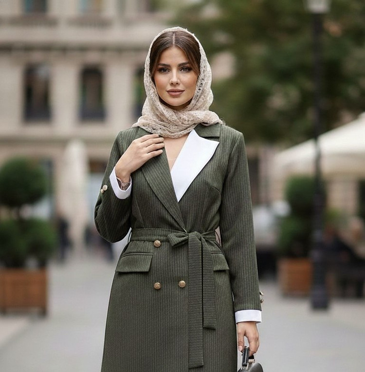 کت تک وسام جنس : دیپلمات پرشیا یشمی سایز بندی زنانه