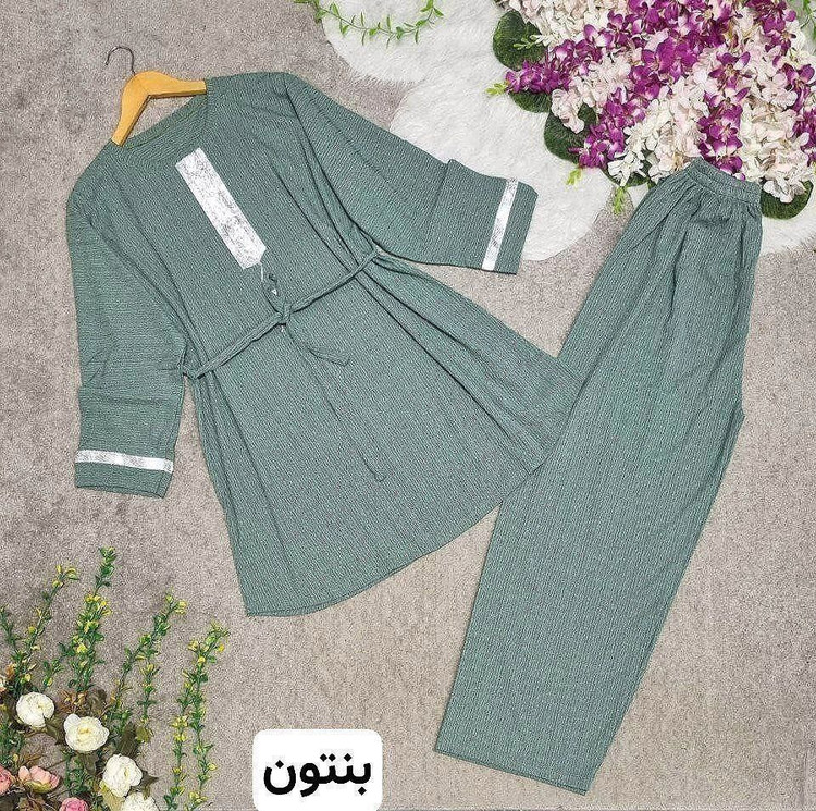 ست بهکامه جنس: کراش درجه1 فری سایز رنگبندی زنانه
