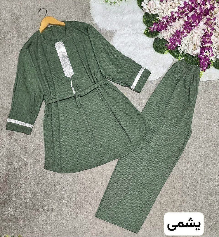 ست بهکامه جنس: کراش درجه1 فری سایز رنگبندی زنانه
