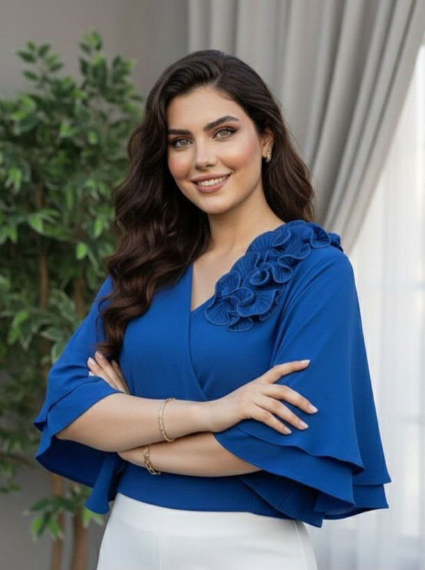 شومیز حلزونی جنس: الیزه سبز - نسکافه - کاربنی - یاسی - یشمی سایز بندی زنانه