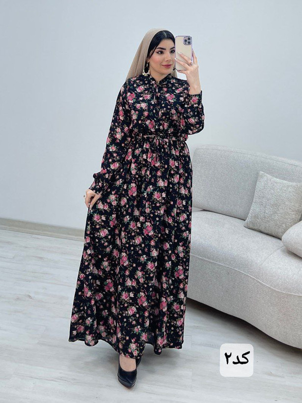 : پیراهن ساحلی حریرجنس : حریر استردار رنگبندی فری سایز زنانه