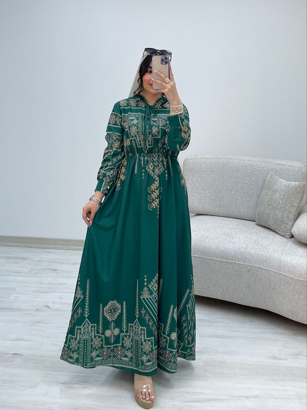 پیراهن ساحلی سنتی جنس : فلور نخ درجه یک سورمهای, طوسی, کرم, مشکی کله غازی فری سایز زنانه