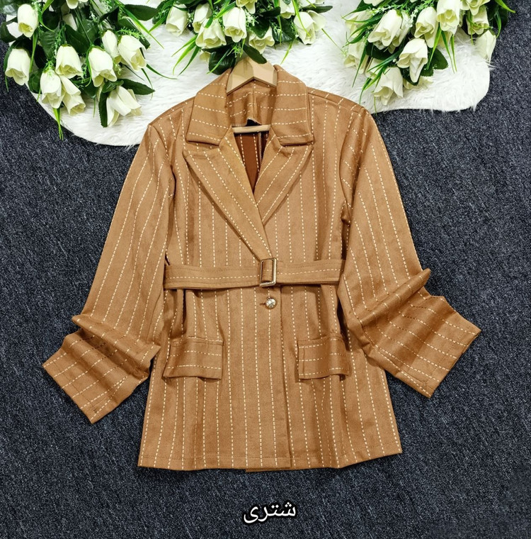 کت مزونی جنس : سوییت سبز, شتری, کرم, مشکی فری سایز زنانه
