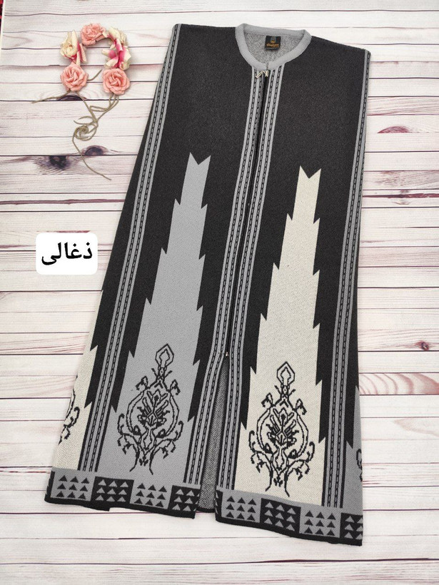پانچ جلوزیپ چاوان جنس : بافت ضخیم و ریزبافت اعلا یشمی , مشکی , ذغالی , فری سایز زنانه