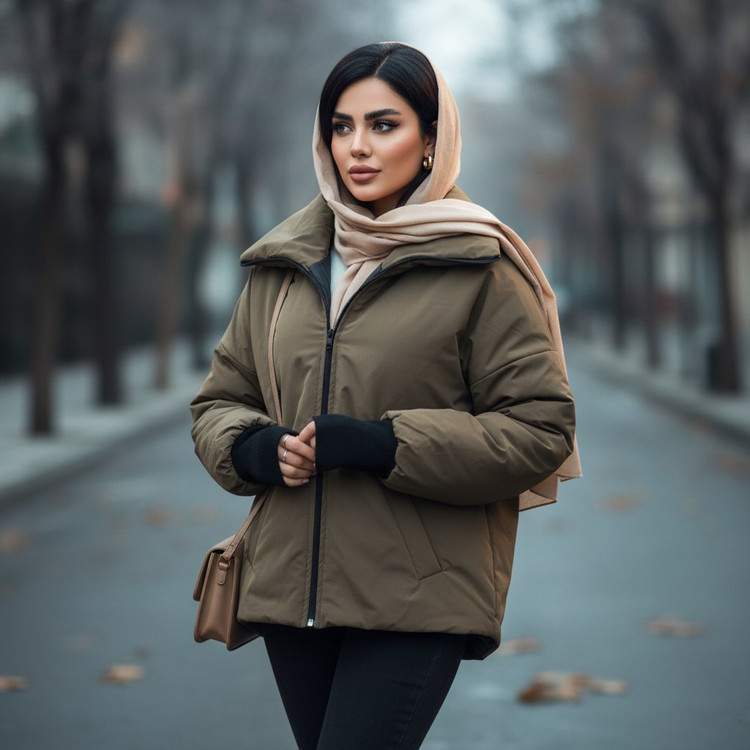 کاپشن فینگر دار جنس : تی سی اعلا و پشم شیشه زیتونی, سرمه ای, قرمز, قهوه ای, کرم, مشکی فری سایز زنانه