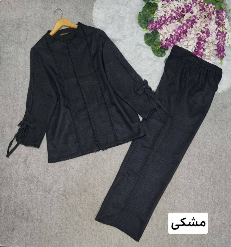 کت شلوار تابش💎 جنس: شانتون درجه1💎 رنگ بندی - فری سایز