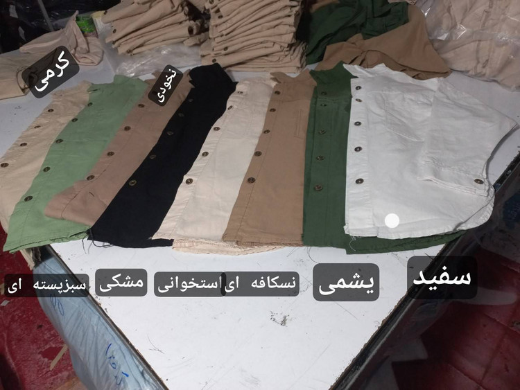 دوجیب لنین زنانه - جنس : لنین - رنگبندی - سایزبندی