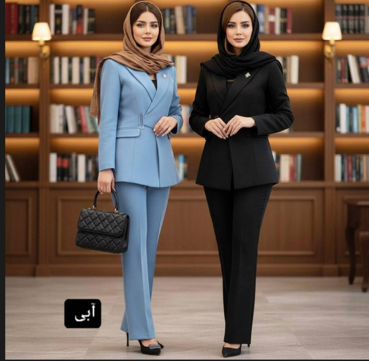 کت شلوار زنانه شادی - جنس : مازراتی - رنگ بندی - سایزبندی زنانه ارسال ۱۰ روز