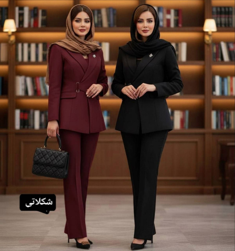 کت شلوار زنانه شادی - جنس : مازراتی - رنگ بندی - سایزبندی زنانه ارسال ۱۰ روز