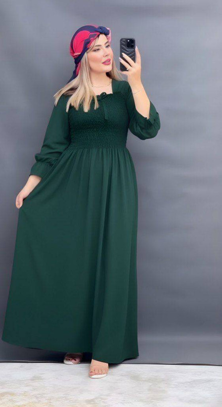 🤩پیراهن بلند زنانه لاله🤩جنس : 🤩ابروبادی🤩رنگبندی- فری سایز