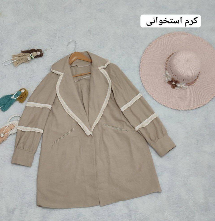 مانتو ویان جنس : لنین نچرال نسکافه ای, کرم نسکافه ای, سدری, کرم استخوانی فری سایز زنانه