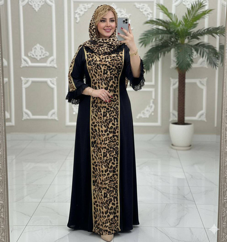ماکسی تینا جنس : کراش مشکی سایز بندی زنانه