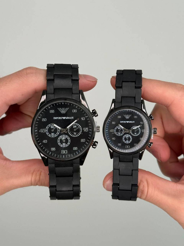Emporio Armani. ساعت ست امپریو آرمانی زنانه و مردانه جنس : بند پیو