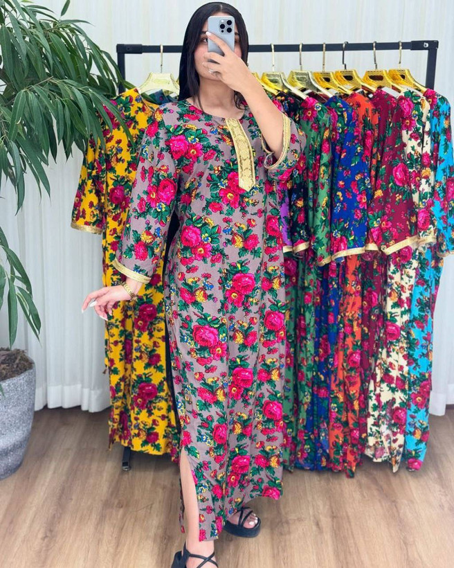 پیراهن ساحلی زنانه سوگل - 🧵جنس : نخی درجه یک - فری سایز - رنگبندی