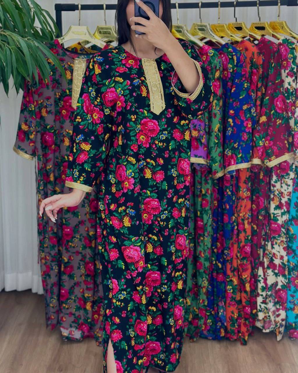 پیراهن ساحلی زنانه سوگل - 🧵جنس : نخی درجه یک - فری سایز - رنگبندی