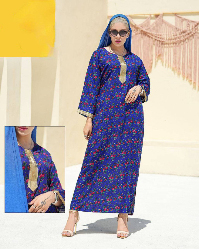 پیراهن ساحلی زنانه سوگل - 🧵جنس : نخی درجه یک - فری سایز - رنگبندی
