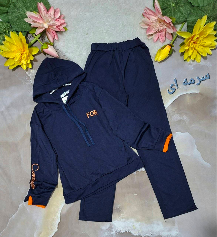ست ورزشی زنانه کد : 389 - 🧵جنس : فلامنت کج را - رنگبندی - سایزبندی