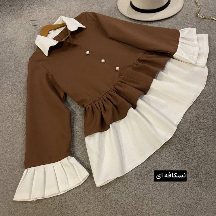 مانتو عروسکی پرواز جنس : مازراتی مشکی, شکلاتی, نسکافه ای, سورمه ای, زرشکی, آبی, کاراملی, طوسی فری سایز زنانه ارسال ۸ روز