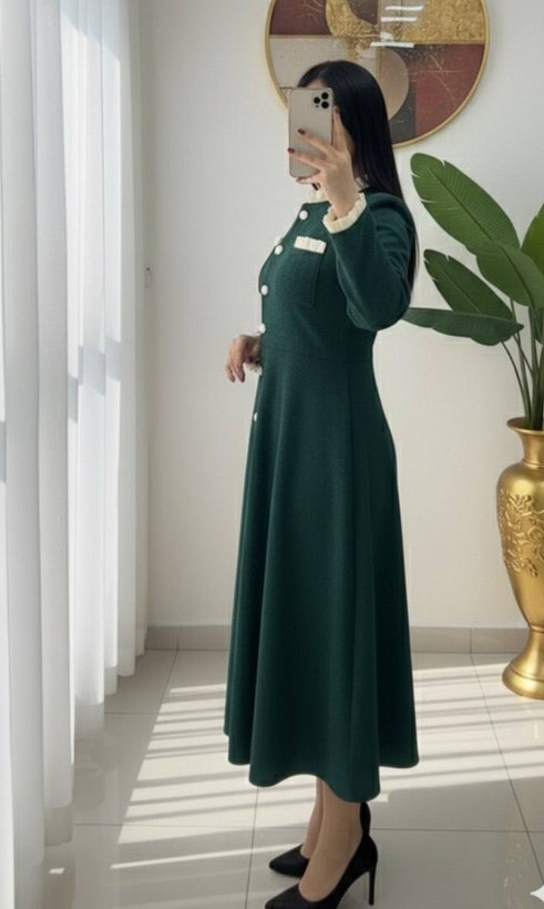 مدلسارینا جنس : کرپ مازراتی اعلا مشکی, سبز, زرشکی سایزبندی زنانه