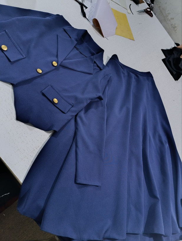 کت دامن زنانه جیهان - 👚جنس : مازراتی - رنگبندی - سایزبندی ۱۵ روز