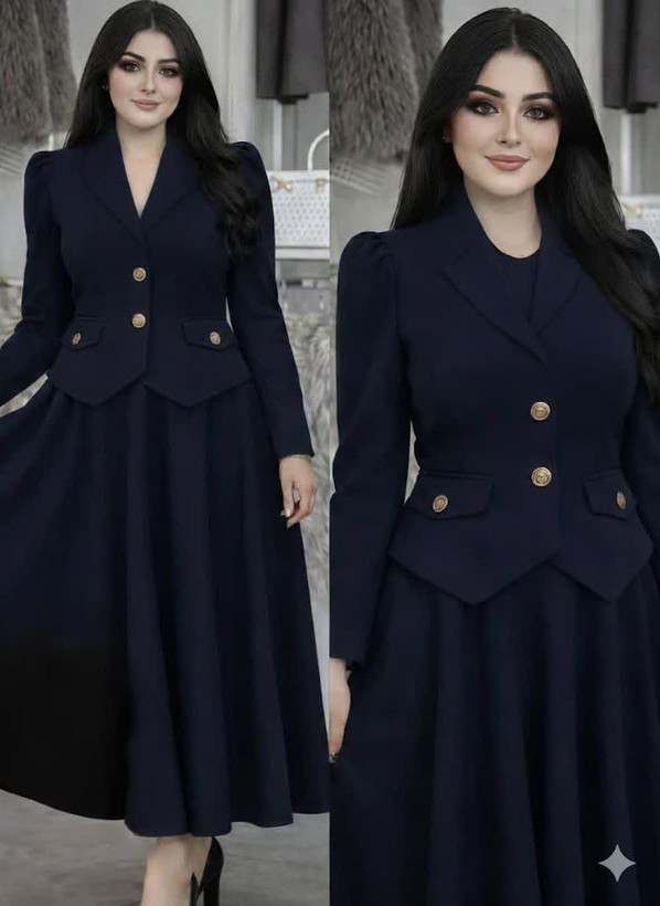 کت دامن زنانه جیهان - 👚جنس : مازراتی - رنگبندی - سایزبندی ۱۵ روز