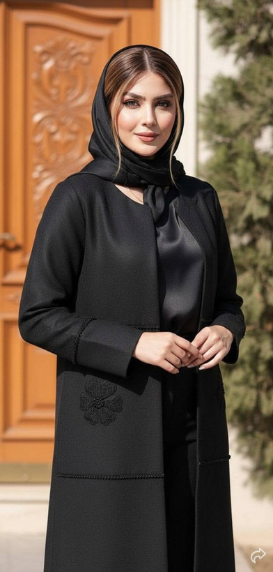 مانتو جیران جنس : کتان لمه اعلا وارداتی ✌🏻 کاملا مشکی سایزبندی زنانه