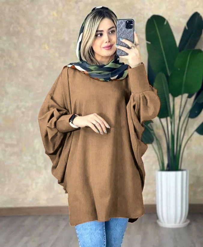 پانچ پرفروش گیسو جنس : کرپ حریر میله ای اعلا مشکی - سرمه ای - نسکافهای - کالباسی - طوسی - فری سایز زنانه