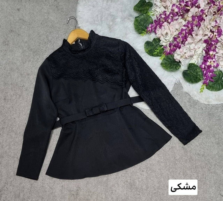 شومیز رونیکا جنس: مازراتی درجه1 سبز - سدری - سفید - سورمه - مشکی - نسکافه سایز بندی زنانه
