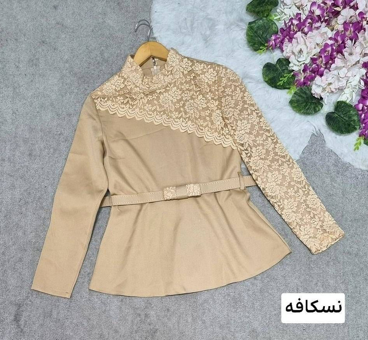 شومیز رونیکا جنس: مازراتی درجه1 سبز - سدری - سفید - سورمه - مشکی - نسکافه سایز بندی زنانه