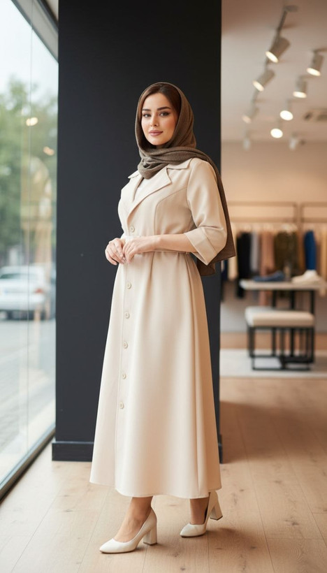 👚نام : مانتو زنانه ترند و شیک ستایش 🦋🧵جنس : شانتون اسلپ - فری سایز - رنگبندی