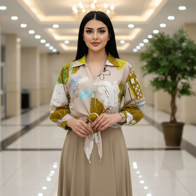 شومیز گره ای الیزه جنس : الیزه درجه یک فری سایز رنگ بندی زنانه