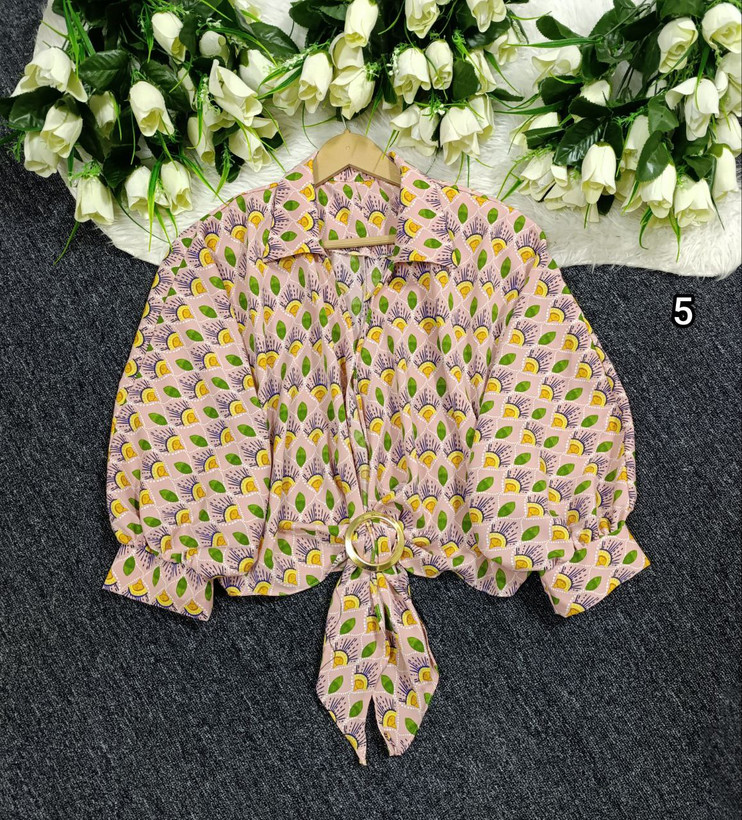 شومیز گره ای الیزه جنس : الیزه درجه یک فری سایز رنگ بندی زنانه