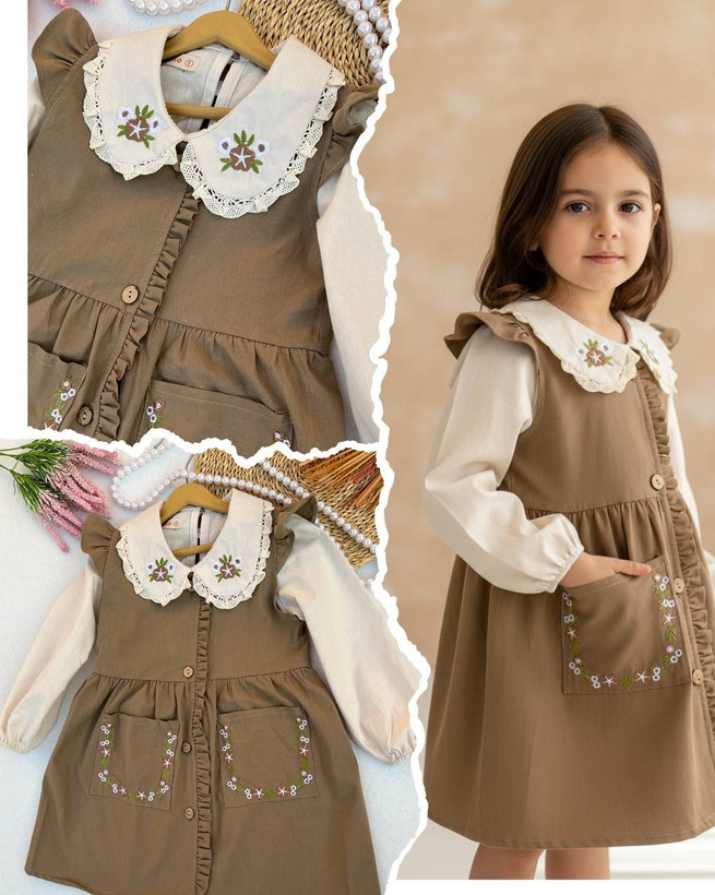 شومیز سارافن آوا جنس : ❇️جنس: لینن کتان درجه یک آجری, زرشکی, سبز, نسکافه ای سایزبندی بچگانه