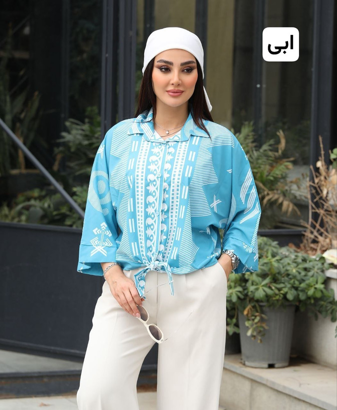 شومیز سنبل جنس: بوگاتی ابی - قرمز - کاربنی - کرمی - یشمی فری سایز زنانه