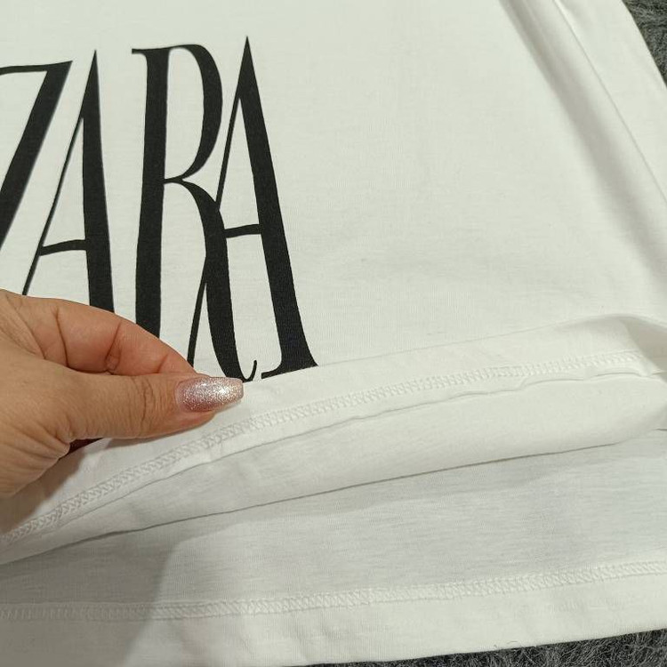 تیشرت ZARA جنس : نخ پنبه اعلا سرخابی - مشکی - قرمز - کرم - سبز - خردلی - کالباسی - سفید - فری سایز زنانه