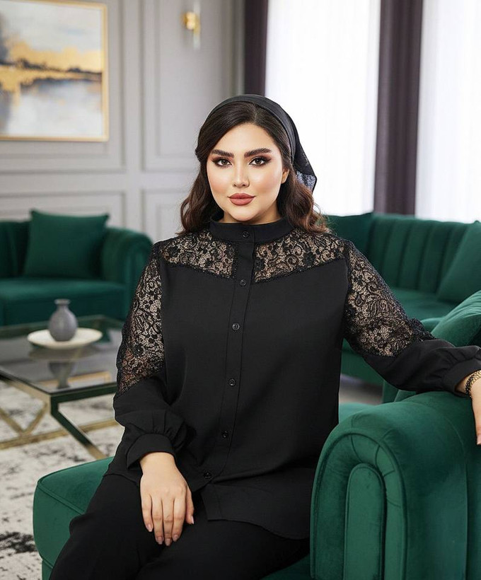 شومیز کامیلا جنس : پرشین تکرنگ سایز بندی زنانه
