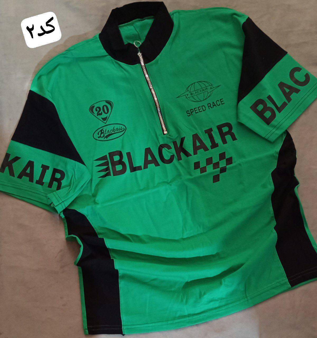 تیشرت مردانه نیم زیپ طرح BLACKAIR با رنگبندی فوق العاده زیبا- 🧵جنس : سوپر نخ پنبه - سایزبندی