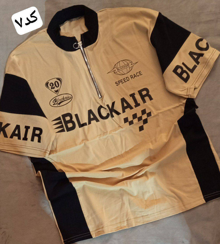 تیشرت مردانه نیم زیپ طرح BLACKAIR با رنگبندی فوق العاده زیبا- 🧵جنس : سوپر نخ پنبه - سایزبندی