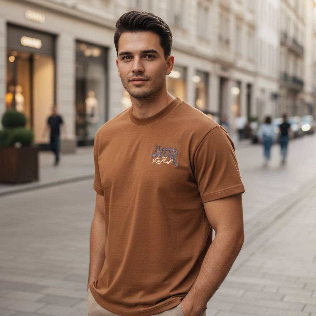 تیشرت قواره دار DIOR - 🧵جنس : سوپر نخ پنبه 28 - رنگبندی - سایزبندی
