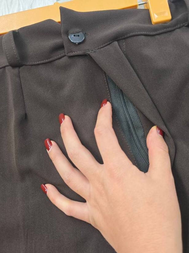شلوار نیم بگ مردانه جنس : مازراتی دبل توییست A++ مشکی, شکلاتی سایزبندی