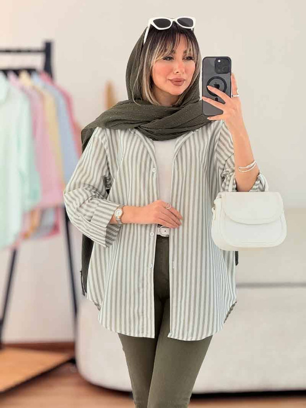 شومیزمانتویی ونوس جنس : لنین زارا لطیف فری سایز رنگبندی زنانه
