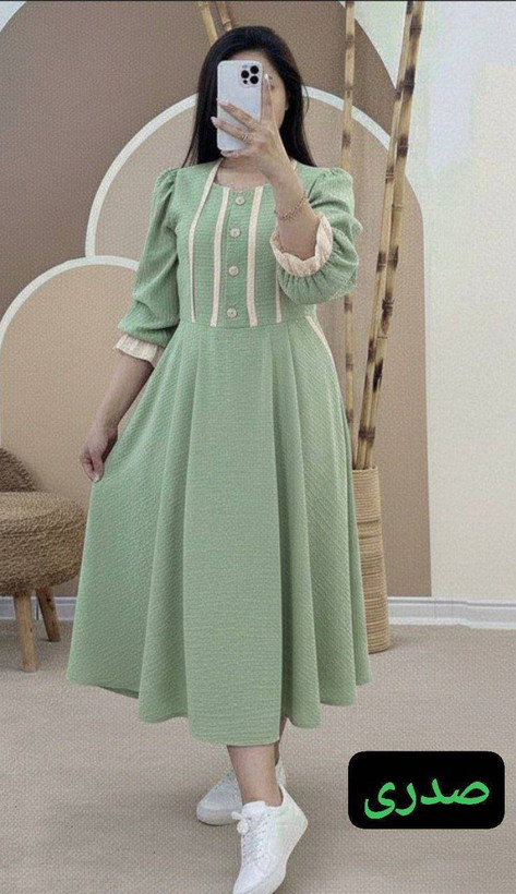 پیراهن ژیلا جنس : شانتون +خرجکار مازراتی : مشکی, شکلاتی, کرمی, استخوانی, طوسی تیره, بنتون, طوسی روشن, سورمه ای تیره, آبی کاربنی فری سایز زنانه